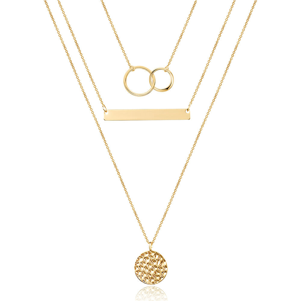 Bar Disc Necklace